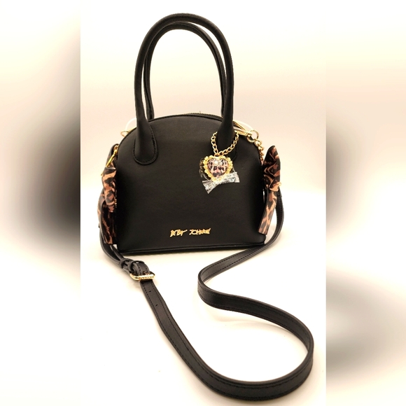 Betsey Johnson XOHolly Satchel Purse Dome Top NWOT